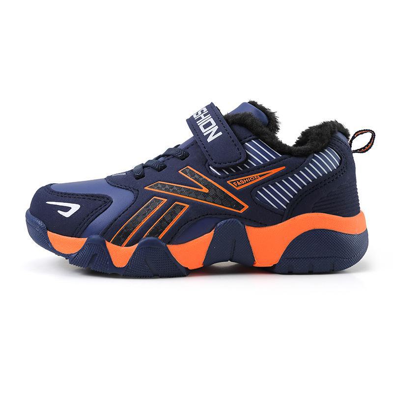 Leather Boys' Sports Shoes: Waterproof, Non-Slip, Mid-Cut for Kids & Elementary Students