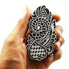 IBA Indianbeautifulart Ручная роспись блока этнической печати на одежде сари бордюр деревянный