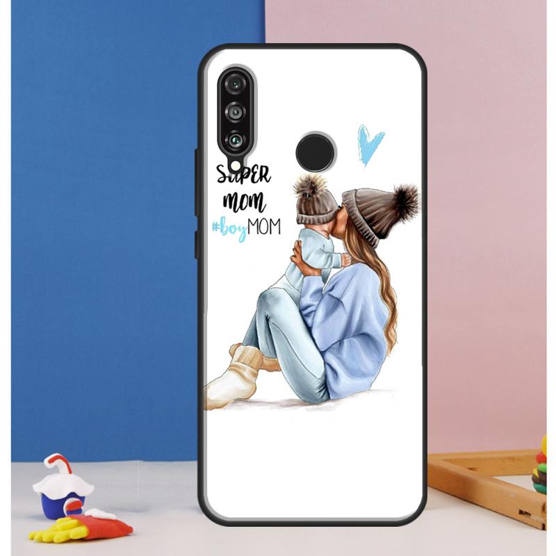 СУПЕР МАМА МАМА МИЛЫЙ МАЛЫШ Чехол Для Huawei Nova 12i 11i 8i 7i 12s Y73 Y70 Y90 Y60 Y72 Y61 Y91 9 10 SE P40 Lite P30 Pro