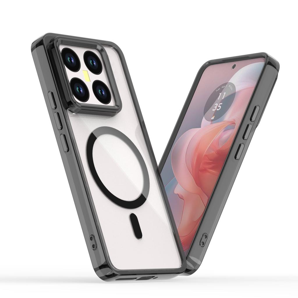 Mi 14T Clear Magnetic Phone Case,Compatible MagSafe Shockproof Slim Protection Cover For Xiaomi Mi 14T Pro