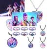 K-pop Ожерелье с персонажем демона Охотник Хантрикс Мультяшные подвески Ожерелье для фанатов Подарки Браслет фаната Саджа Банд Подарки