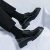 Fashion Thick Bottom Men's Coiffeur Shoes All-match Men's Casual Business Shoes Male Comfortable Walking Footwear Fashion Oxfords Shoes