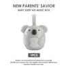 1pc Baby White Noise Soother Machine with 5 Soothing Sounds Music Timer for Newborn Toddler Sleep Aid Stroller Home Use