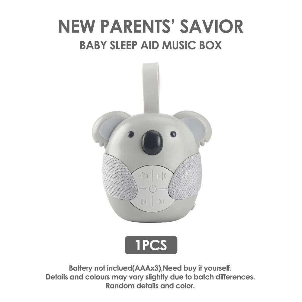 1pc Baby White Noise Soother Machine with 5 Soothing Sounds Music Timer for Newborn Toddler Sleep Aid Stroller Home Use
