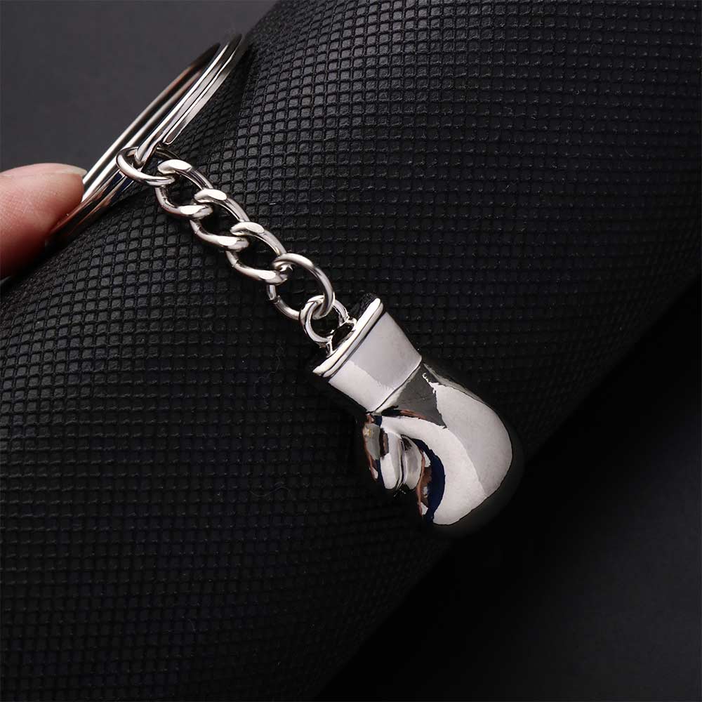 Fighting Interior Accessories Keys Holder Bag Pendants Boxing Gloves Keychains Gift Souvenir