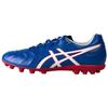 Asics Ds Light Series Round Toe Lace-Up Ag (Rubber Short Studs) Artificial Grass Synthetic Leather Soccer Shoes Men Soccer Shoes Blue Red 1103A032-401