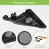 Pair Car A Pillar Door Tweeter Speaker Cover Trim for Honda Accord 18-22 Black