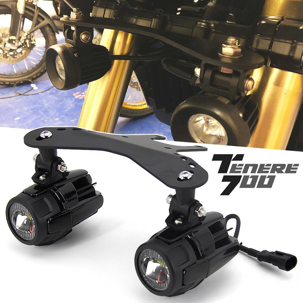For YAMAHA Tenere 700 T700 XTZ 700 T7 Motorcycle Fog Lights Auxiliary Bracket Driving Lamp Spotlight Bracket Holder Spot Light