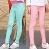 Kids Clothes Girls Pants Fashion Solid Color Girls Leggings Babys Girls Slim Elastic Pencil Pants