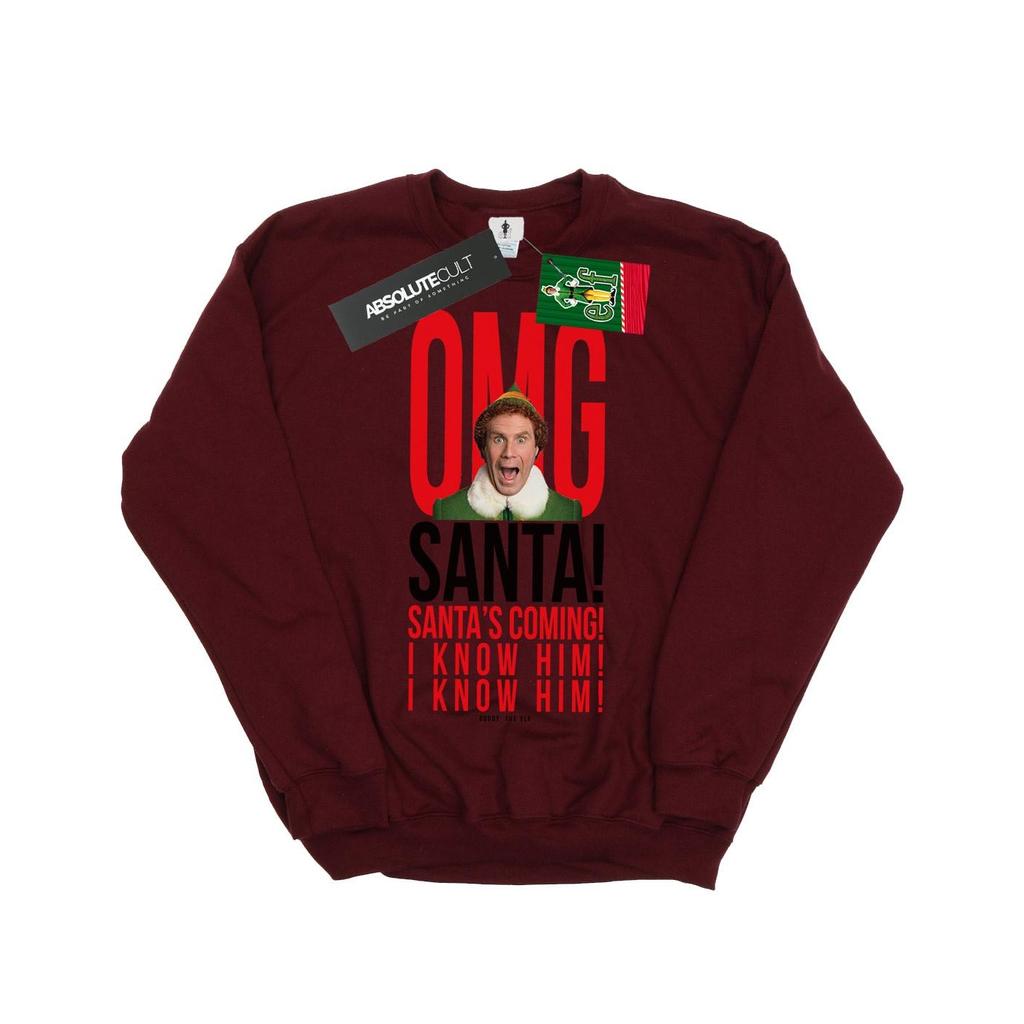 Elf Толстовка для девочек OMG Santa I Know Him