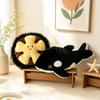 Cute Ocean Animal Plush Toy Kawaii Lanternfish Sea Urchin Crab Orca Pillow Soft Stuffed Doll Healing Decor Kids Gift