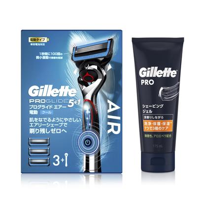 Gillette Proglide Air Electric Body 3 Сменный гель для бритья 175 мл Бритва для чувствительной кожи (с лезвиями) + [Покупка комплекта] Мужской