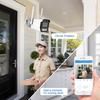 HD Двухсветовая Беспроводная WiFi Уличная Пулевая Камера с Ночным Видением, Удаленным Доступом с Мобильного Устройства, Водонепроницаемым Корпусом и Слотом для Карты