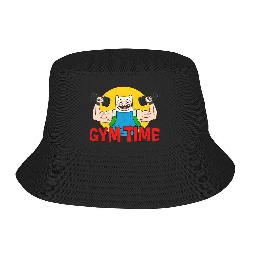 Adventures Time Jake in Pocket Bucket Hats Getaway Headwear Stuff Cartoon Anime Fishing Caps for Girl Session Hats Foldable