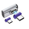 240 Вт Магнитный Type-C Адаптер USB-C на USB-C Быстрая Зарядка USB4.0 Коннектор 40 Гбит/с 8K@60Hz Thunderbolt 4/3 для iPhone16 Macbook