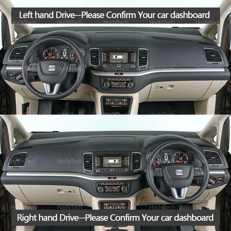 Car Dashboard Cover Dash Mat for Seat Alhambra 2012-2021 Left Right Hand Drive Pad Sunshade Cushion Sunshield Anti-UV Accessorie