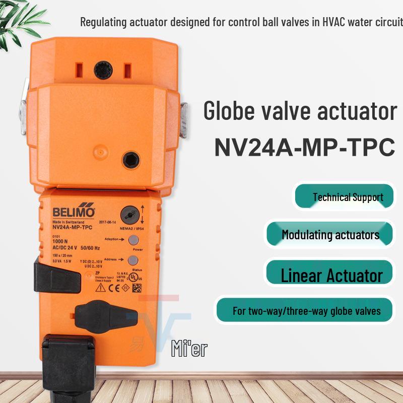 Belimo NV24A-MP-TPC Analog Electric Two-Way Control Valve Actuator