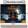 Halloween Backdrop Haunted Ghosts Party Wall Decor