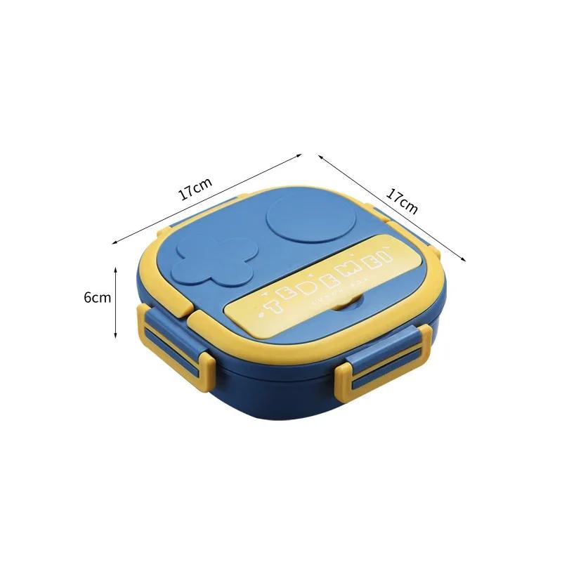304 Stainless Steel Portable Lunch Box Bento Box for Baby Child Student School Thermal Food Container for Outdoor Camping Picnic