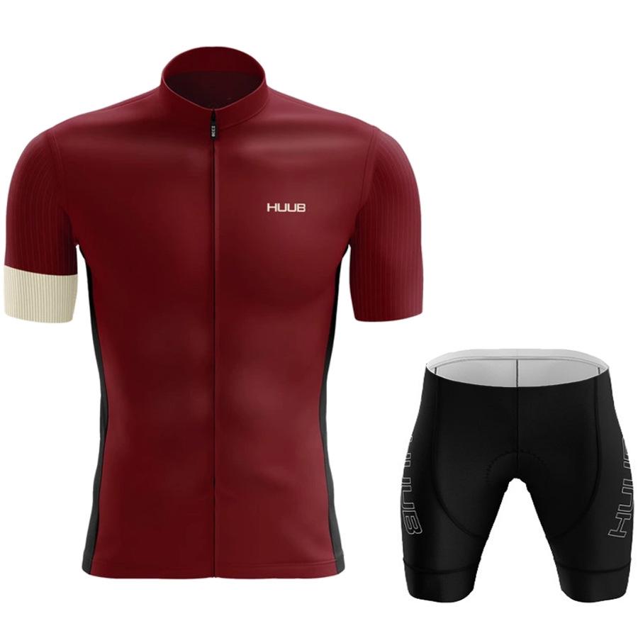 Cycling Clothes Short-sleeved Cycling Clothes Cycling Clothes Sportswear HUUB Tops Pants Professional Cycling Equipment, Quick Drying