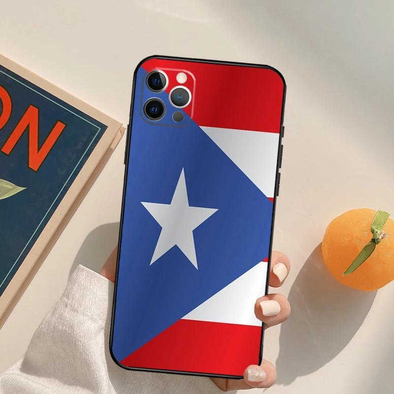 Чехол для мобильного телефона Apple IPhone15ProMax с флагом Пуэрто-Рико, окрашенный и устойчивый к падениям, чехол для мобильного телефона Huawei Three.