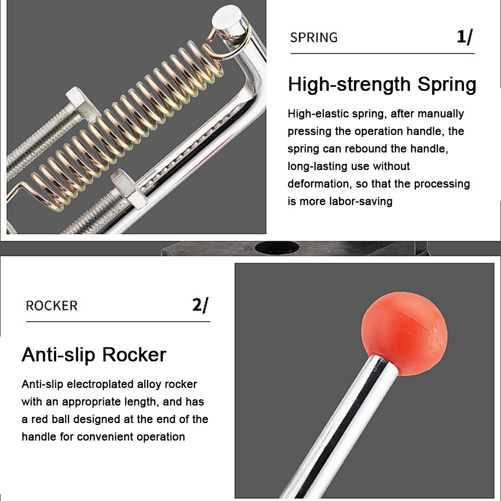 Небольшой ручной пресс-перфоратор для кожи, дырокол, перфоратор, высекальный станок, инструмент для перфорации