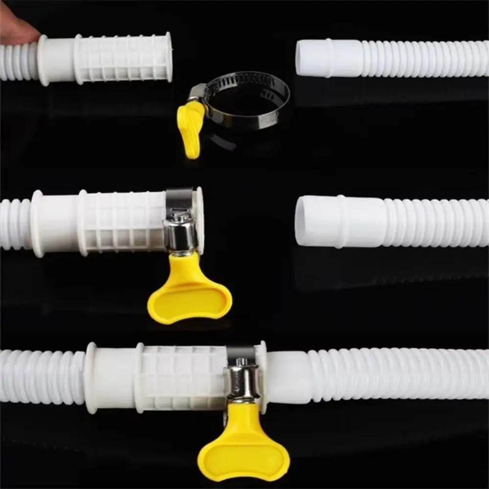 New Plastic Air Conditioner Drain Hose White Thickened Draining Hose 1-5M Faucet Accessories