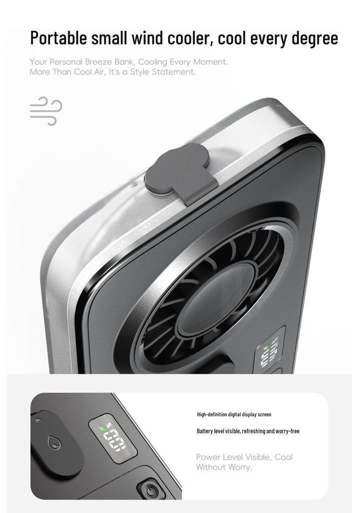 2026 Portable USB Mini Refrigerating Spray Fan: Outdoor & Desktop Multifunctional Handheld Fan