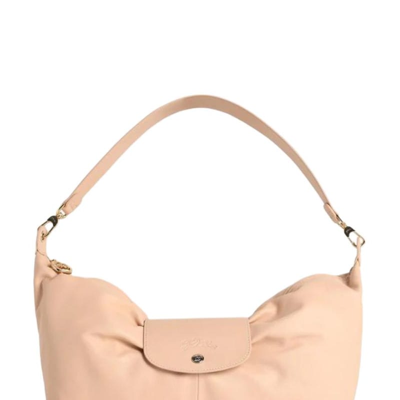 LONGCHAMP Le Pliage Xtra Sheepskin Shoulder Bag Large Women's Nude Pink 10349HIS307