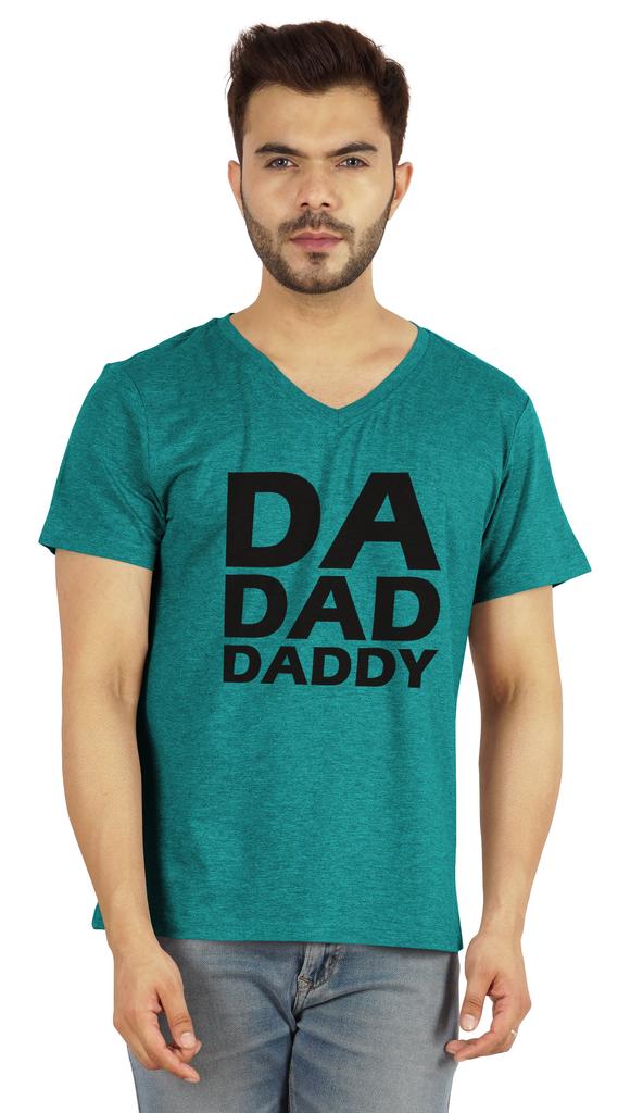 Inkmeso Mens Tshirt   Da Dad Daddy   Graphic Tshirt For Dad Gift Tee Shirt For First Time