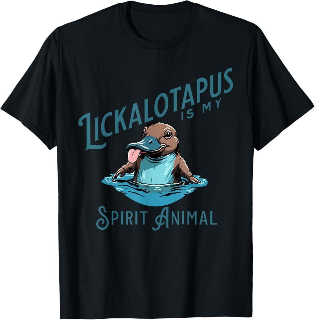 Vintage Funny Lickalottapus Is My Spirit Animal Lovers Meme unisex T-Shirt