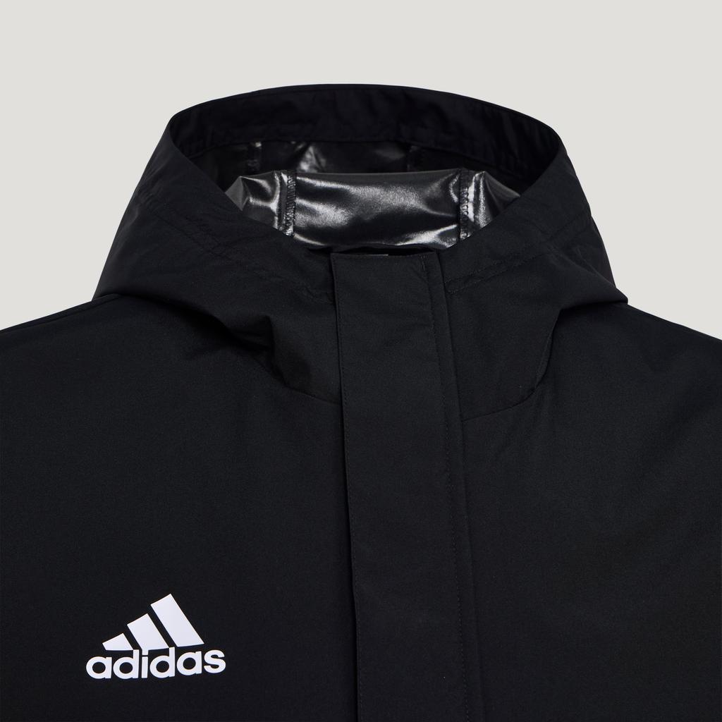 adidas Entrada 22 Куртки Мужские Черные С Капюшоном Умеренные Другие KU3915