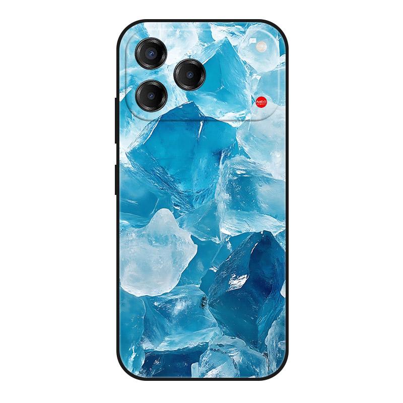 Чехол для TCL NxtPaper 70 Pro Мраморный Рисунок Мягкий Матовый Силиконовый Задний Чехол для Телефона TCL NxtPaper 70Pro T807D T807W T807E