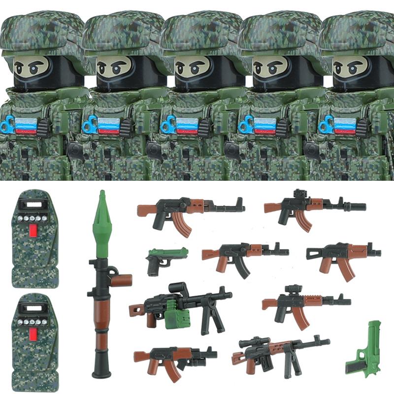 Городской Коммандос Спецназ Военные Фигурки Конструктор SWAT Армия США Украина Солдаты Штурмовая Пехота Щит Оружие Игрушки