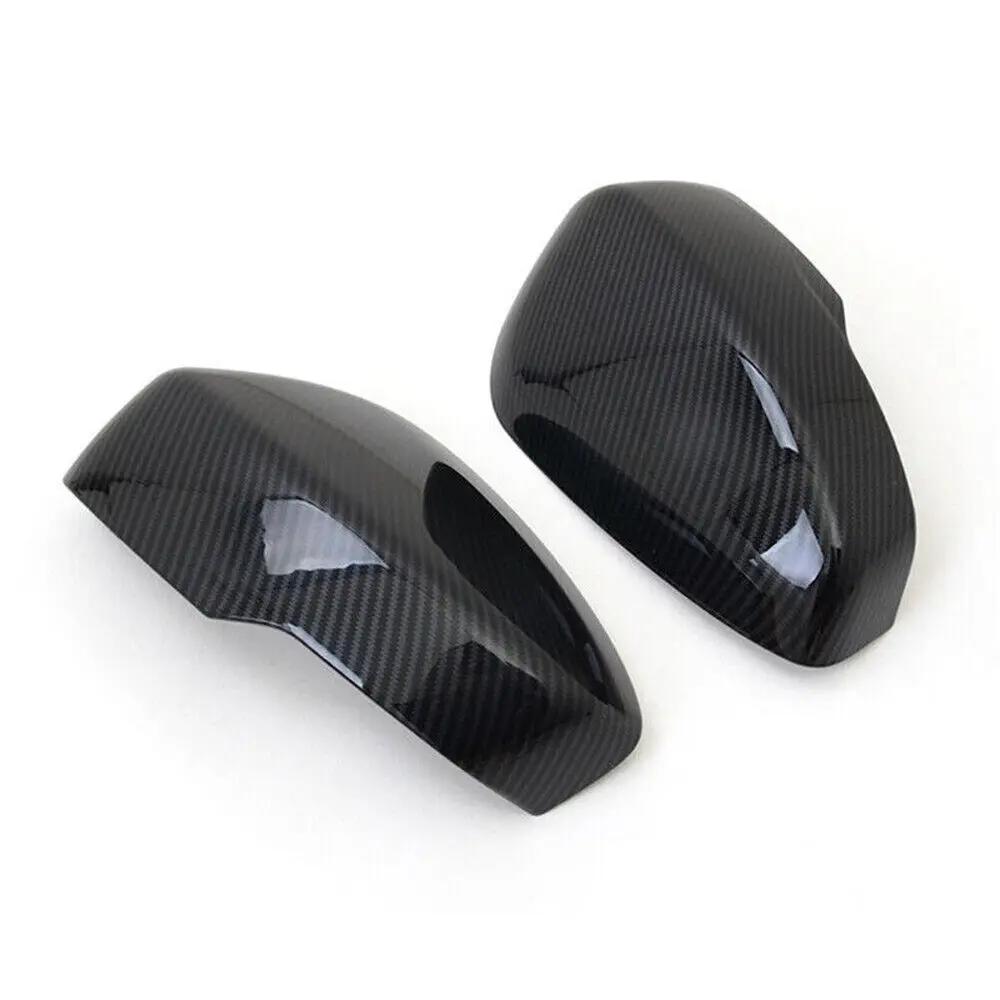 Для Mitsubishi Eclipse Cross 2018-2022 Крышка бокового зеркала заднего вида Накладка на крыло Наружная накладка на дверь заднего вида Отделка Углеродное волокно Серебристый
