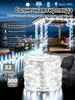 Electric garland street thread led 300 lamps, solar battery power, 1 pc