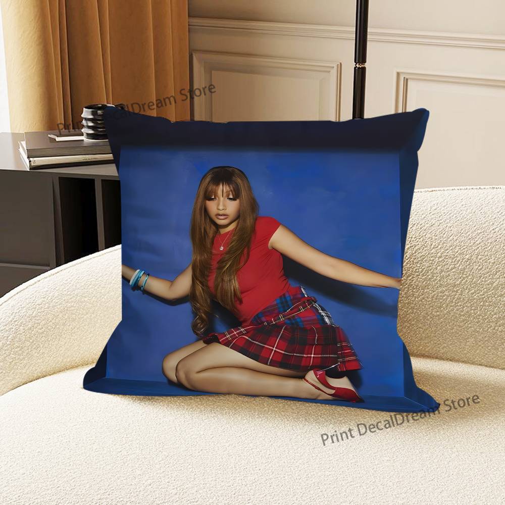PPinkpantheress Fancy Some More Printed Pillow Cover Cushion Case Simple Sofa Pillow Case No Pillow Core
