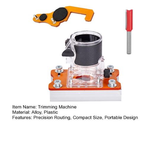 Деревообрабатывающий фрезер с базой 65 мм внутренний диаметр алюминиевый сплав 2 в 1 деревообрабатывающий ручной фрезер база для пазования криволинейной резки