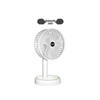 OEING Portable Rechargeable Outdoor Fan, USB Silent Oscillating Camping Tent Fan, Desktop Handheld 2-in-1, Black