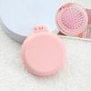 Yousheng Air Cushion Comb Cute Candy Color Portable Folding Comb with Mirror Gentle Massage for Tangle-Free Hair