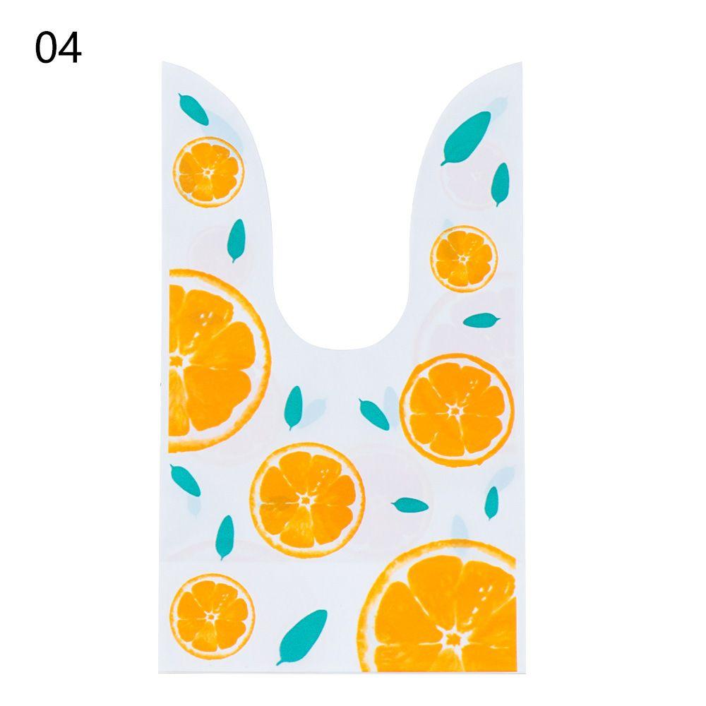 10 шт. Милые товары для вечеринки Пакет для печенья с кроличьими ушками Пакеты для печенья с кроликом Пакет для конфет с пасхальным кроликом