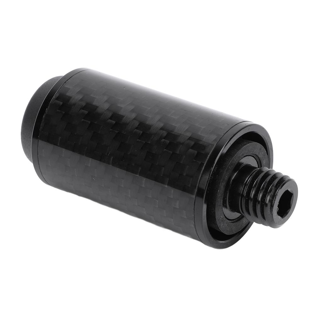 2in Carbon Fiber Pool Cue Wear Resistant Long Lasting Easy to Install Extension Billiard Stick Extender for MEZZ Pool