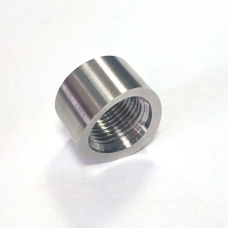 2pcs M18x1.5 02 Oxygen Sensor Base Gap Curve Notched Nut Weld Bung Bsae Round Nut