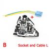 Car Tail Light Bulb Plug Holder Board Rear Break Lamp Socket Connector With Plug For BMW X1 F48 F49 2016 2017 2018 2019