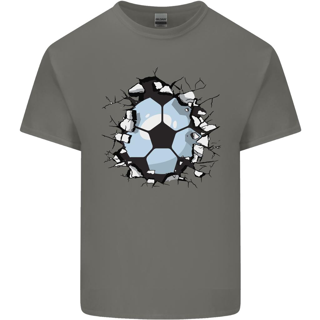 Football Smash Soccer Player Ball Unisexs Light Cotton TShirt