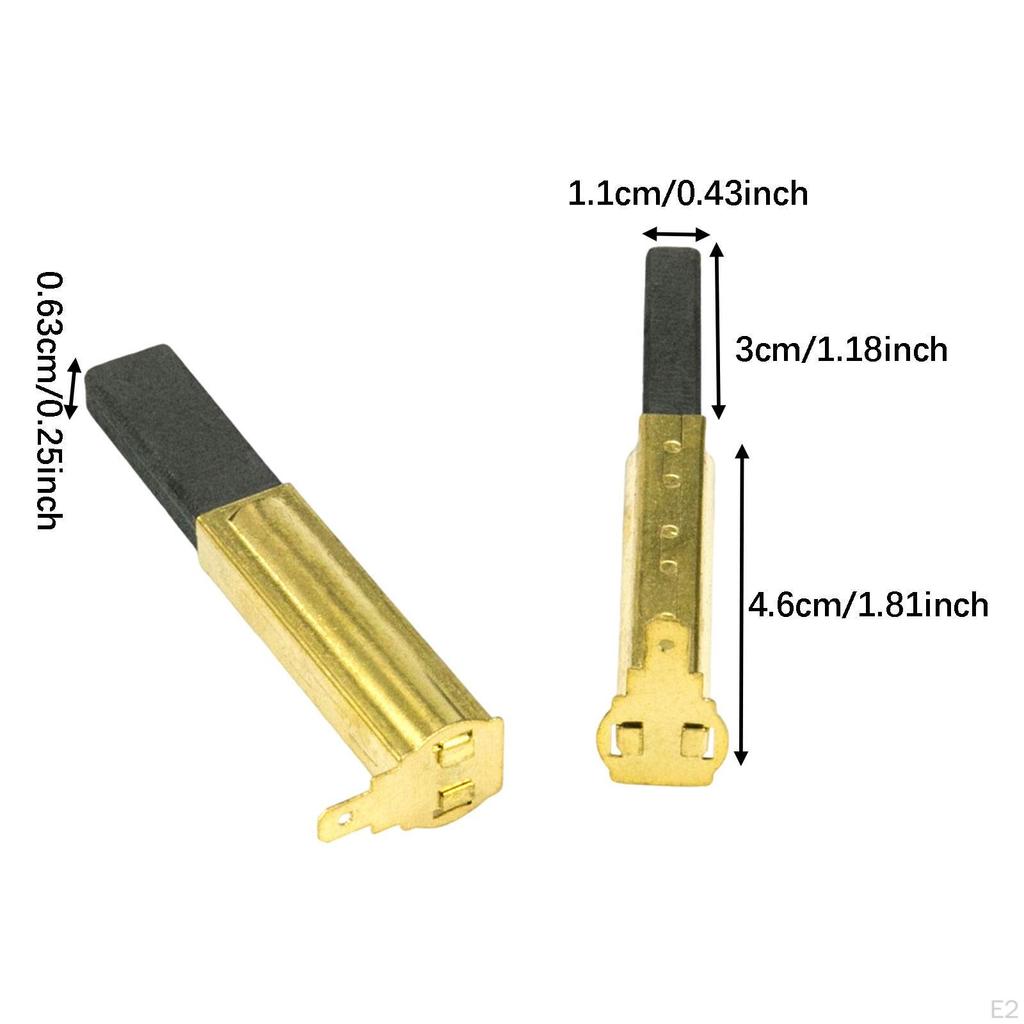 Угольная щетка вакуумного двигателя Запчасти для электроинструментов Аксессуары для дома Компактный Легко устанавливается