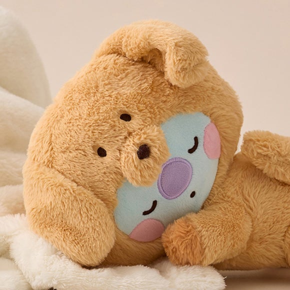 BT21 Кукла KOYA BABY FLUFFY, лежащая на полу/брелок для ключей/костюмный шкаф, набор из шляпы-ведра/мини-сумка с подвесками/сумка через плечо в виде куклы-лица (5 вариантов)