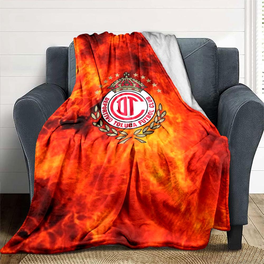Toluca Print Flannel Blanket High Quality Warm Comfortable Cover for All Seasons Perfect for Gifts Home Decor