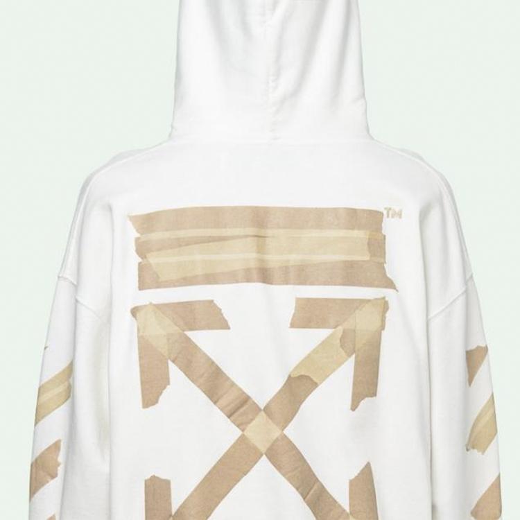 Off-White Худи с принтом стрел OMBB037R20E300020148