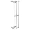 Bathroom Wall Towel Rack Wall Mounted 3 Bars Aluminum Alloy Rolled Towel Holder for Rolled Towels